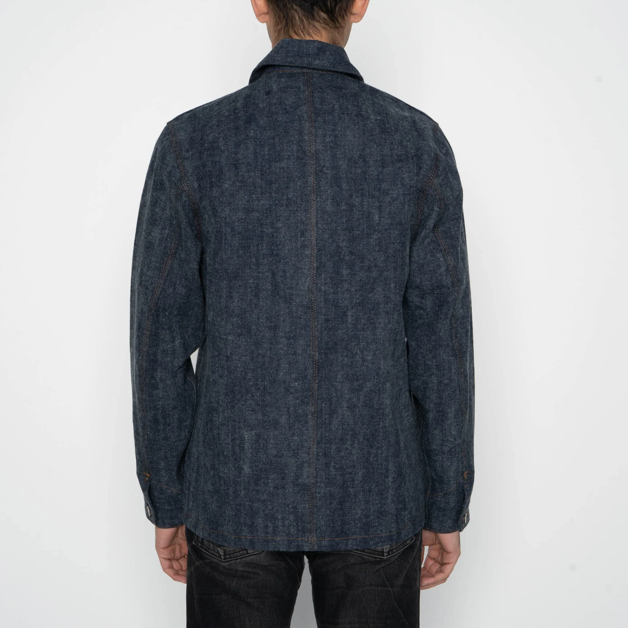 Chore Coat - Max Brush Selvedge - Indigo - Image 4