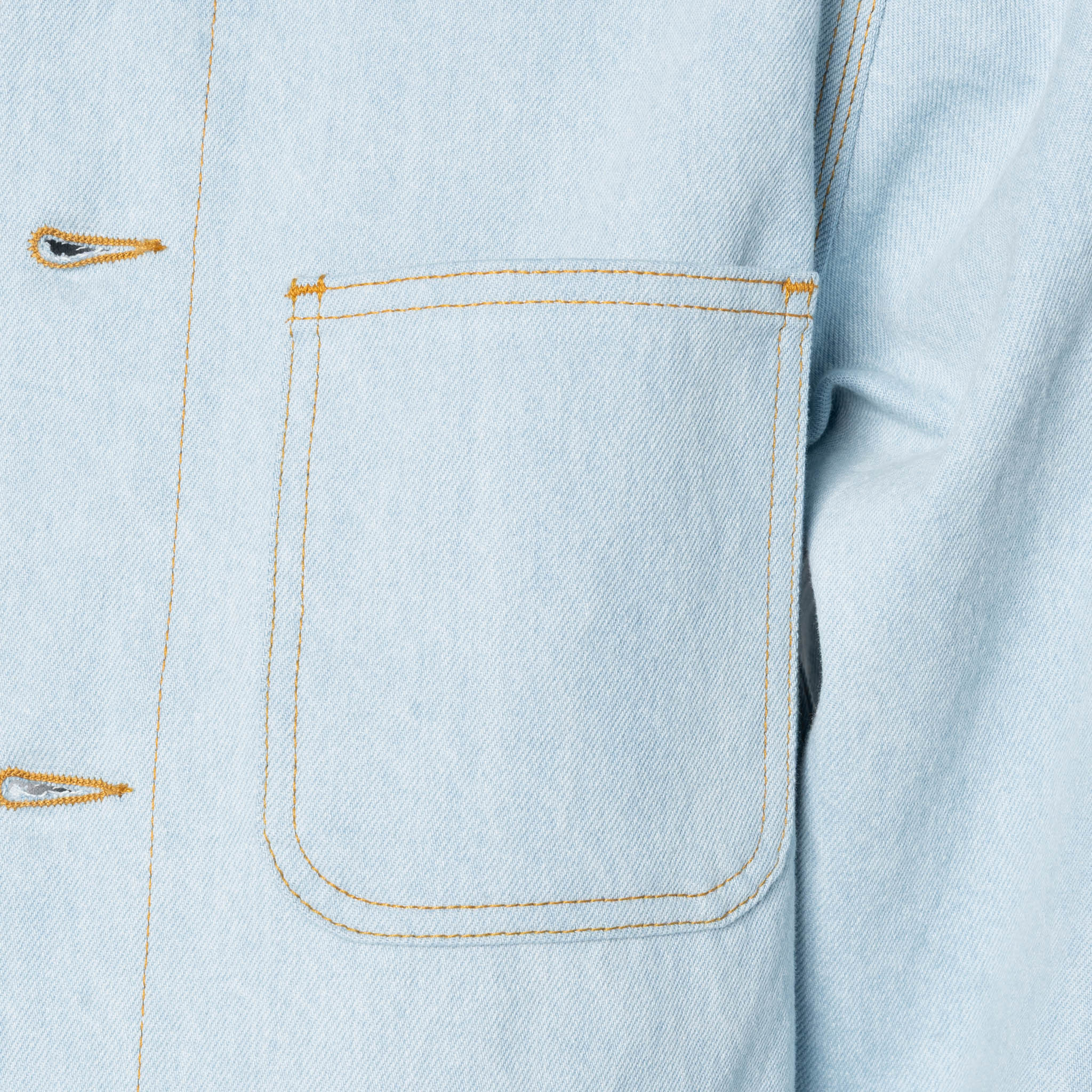 Chore Coat - Secret Agent Denim - Bleach Blue - Image 6