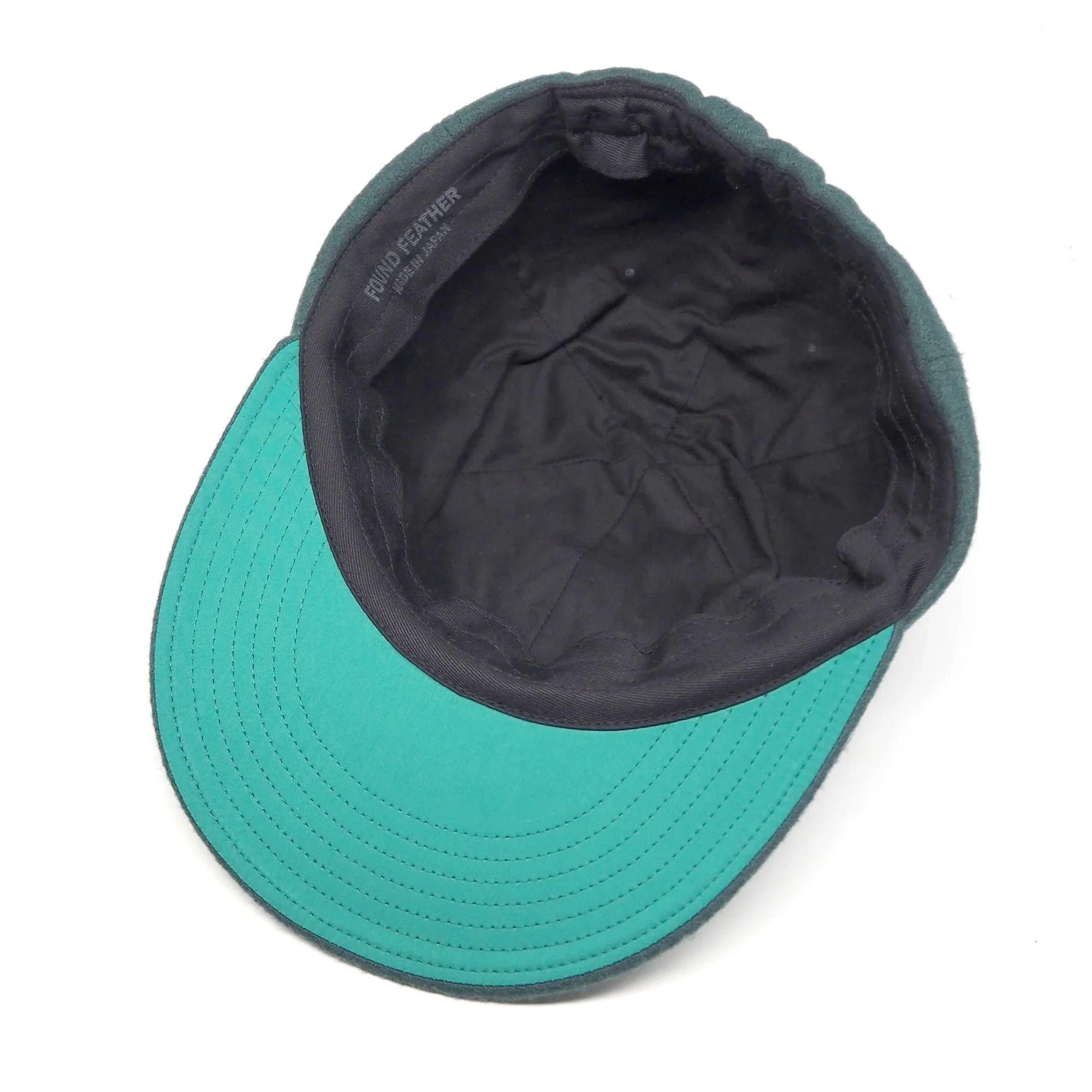 Classic 6 Panel Cap Acrylic Wool - Green - Image 2