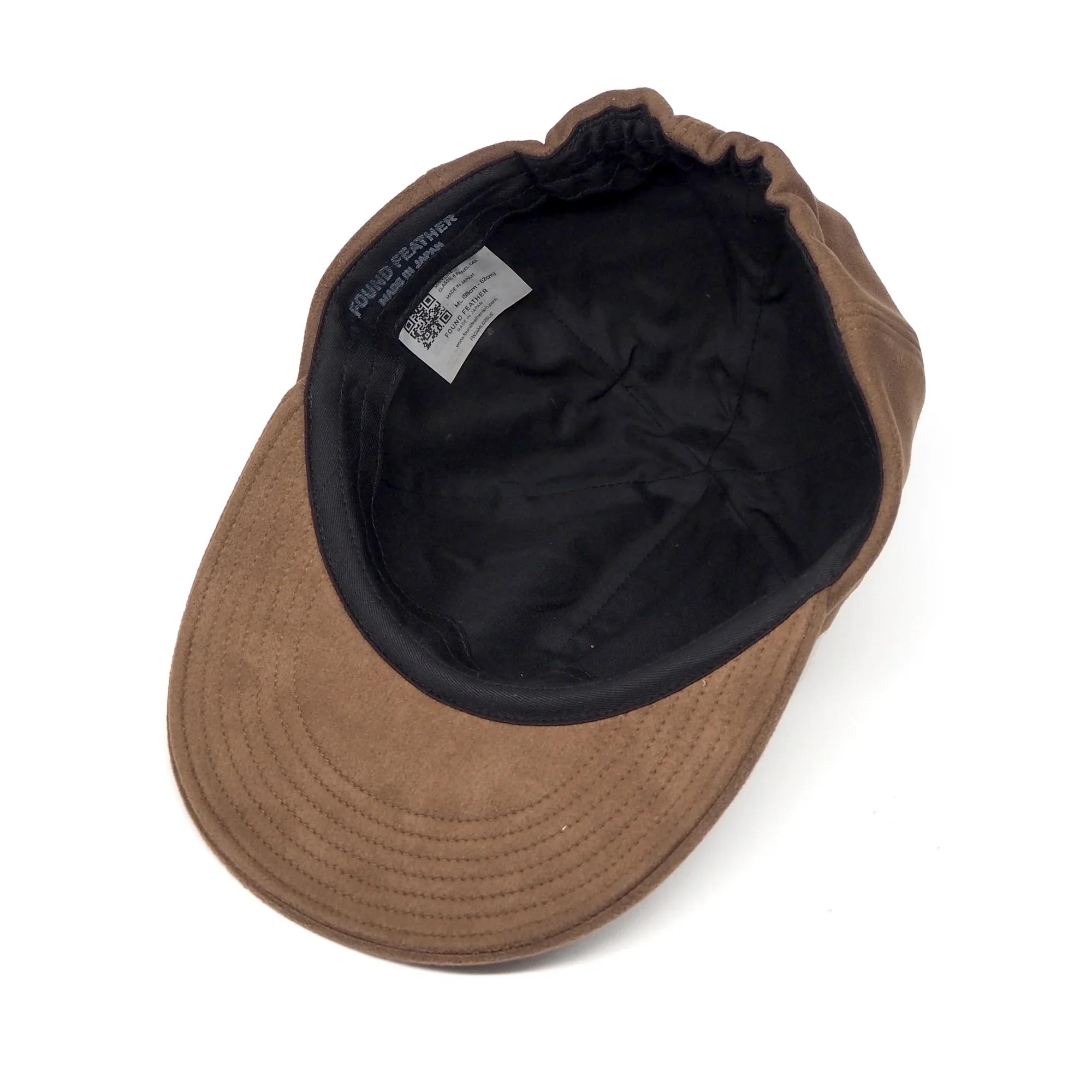 Classic 6 Panel Cap Microsuede - Brown - Image 4