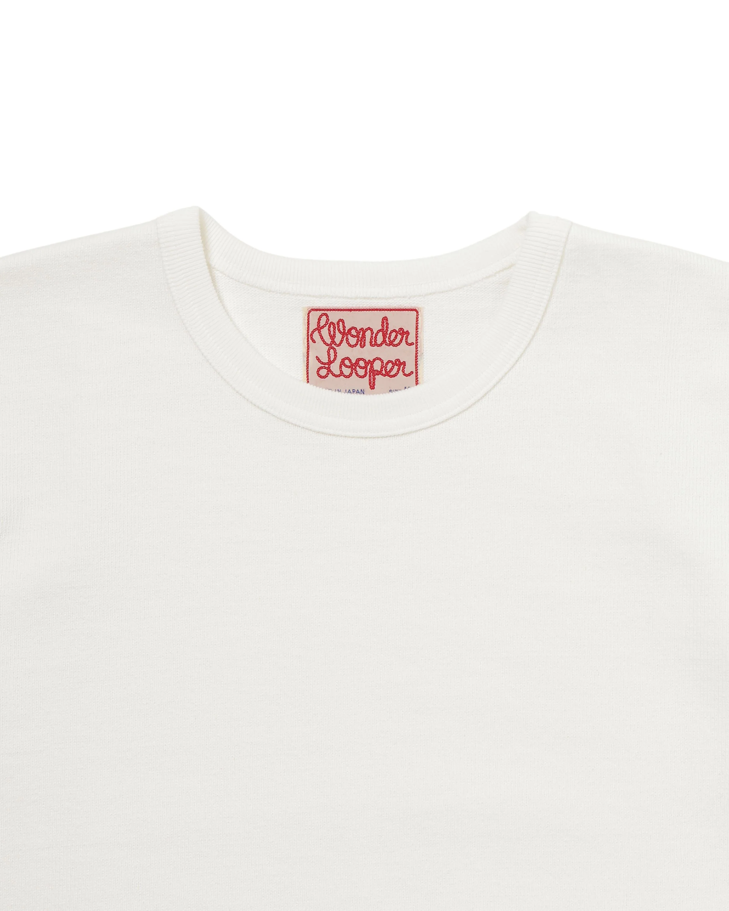 Crewneck T-shirt - Triple Heavyweight Tsuriami - White - Image 2