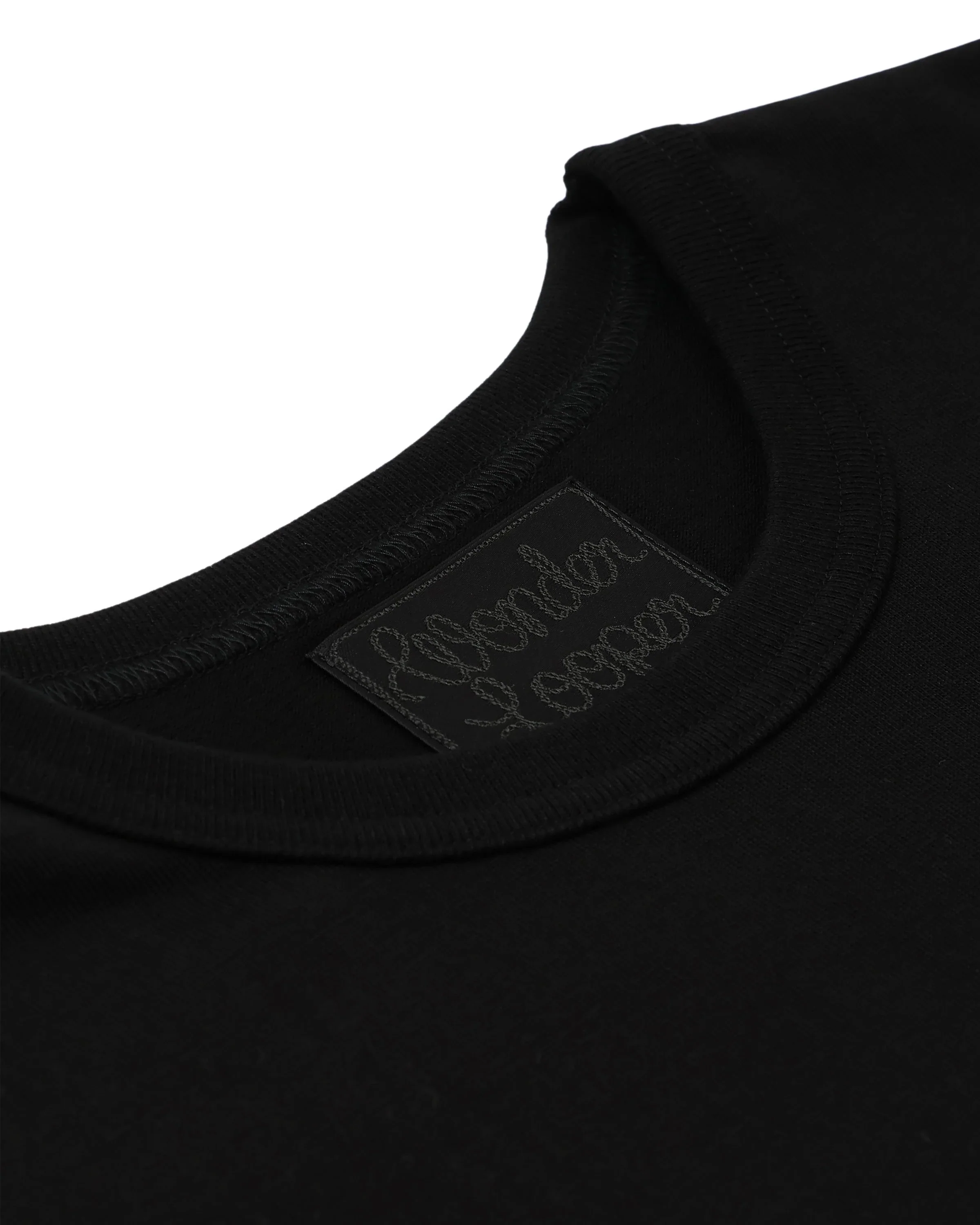 Crewneck T-shirt - Ultimate Pima Tsuriami - Black - Image 3