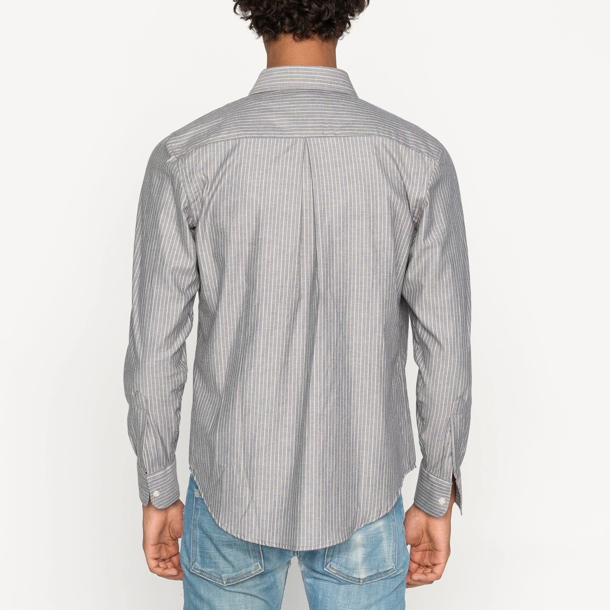 Easy Shirt - Soft Finish Classic Stripe - Indigo - Image 3