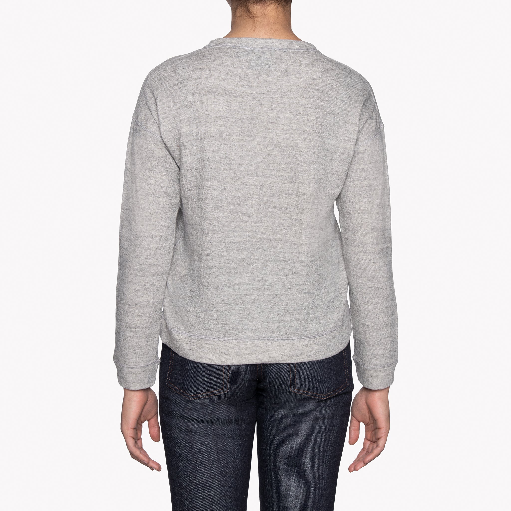Women's - Weekend Crew - Vintage Doubleface - Grey - Image 4