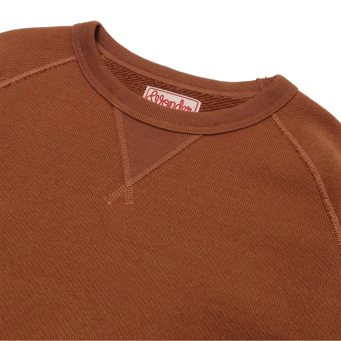 Pullover Crewneck - Double Heavyweight - Rust - Image 4