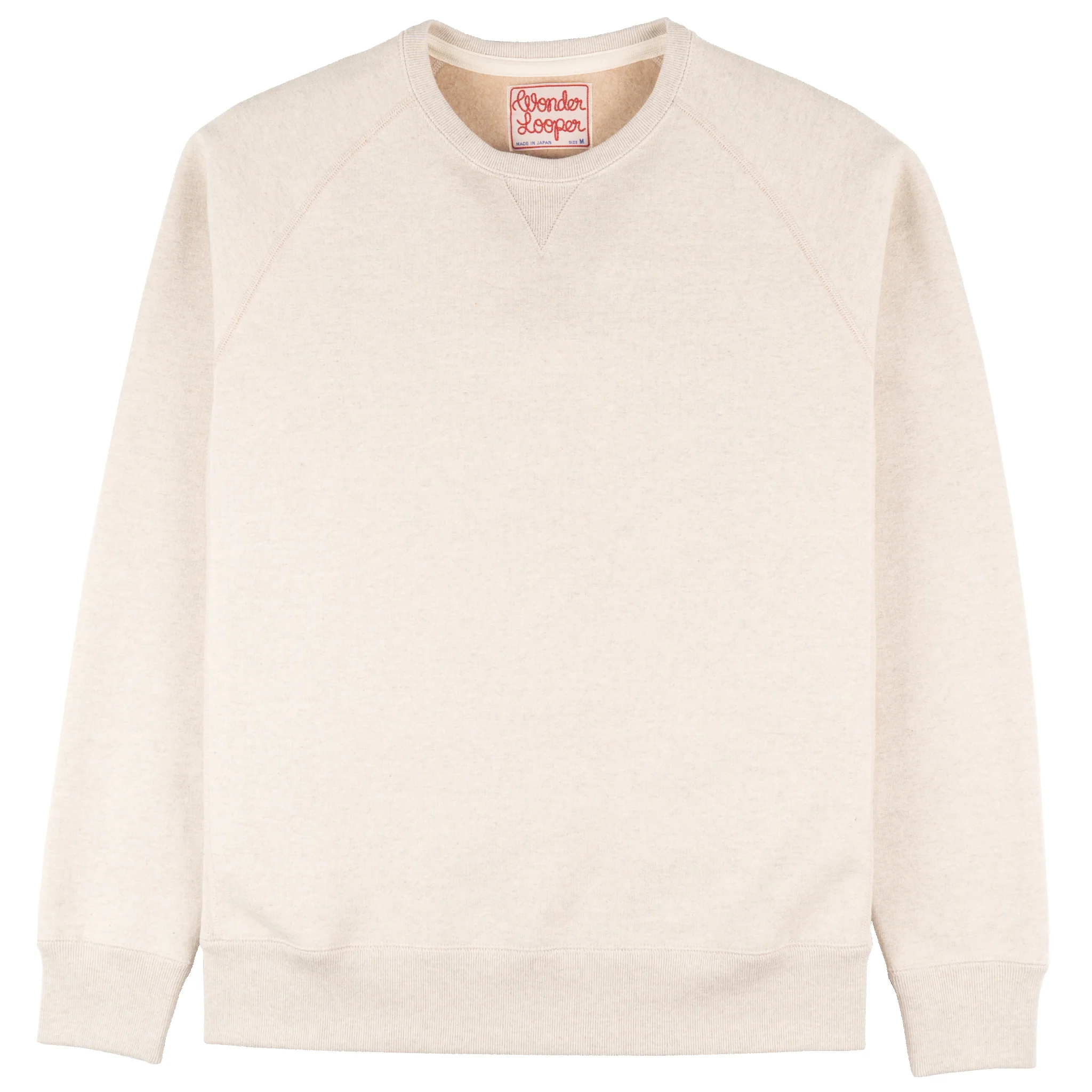 Pullover Crewneck - Fleeced Fox Fiber - Oatmeal