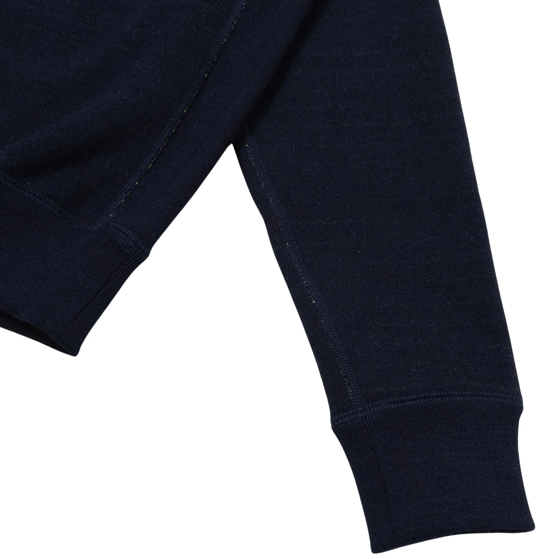 Pullover Crewneck - Real Indigo Blanket Striped French Terry - Image 5