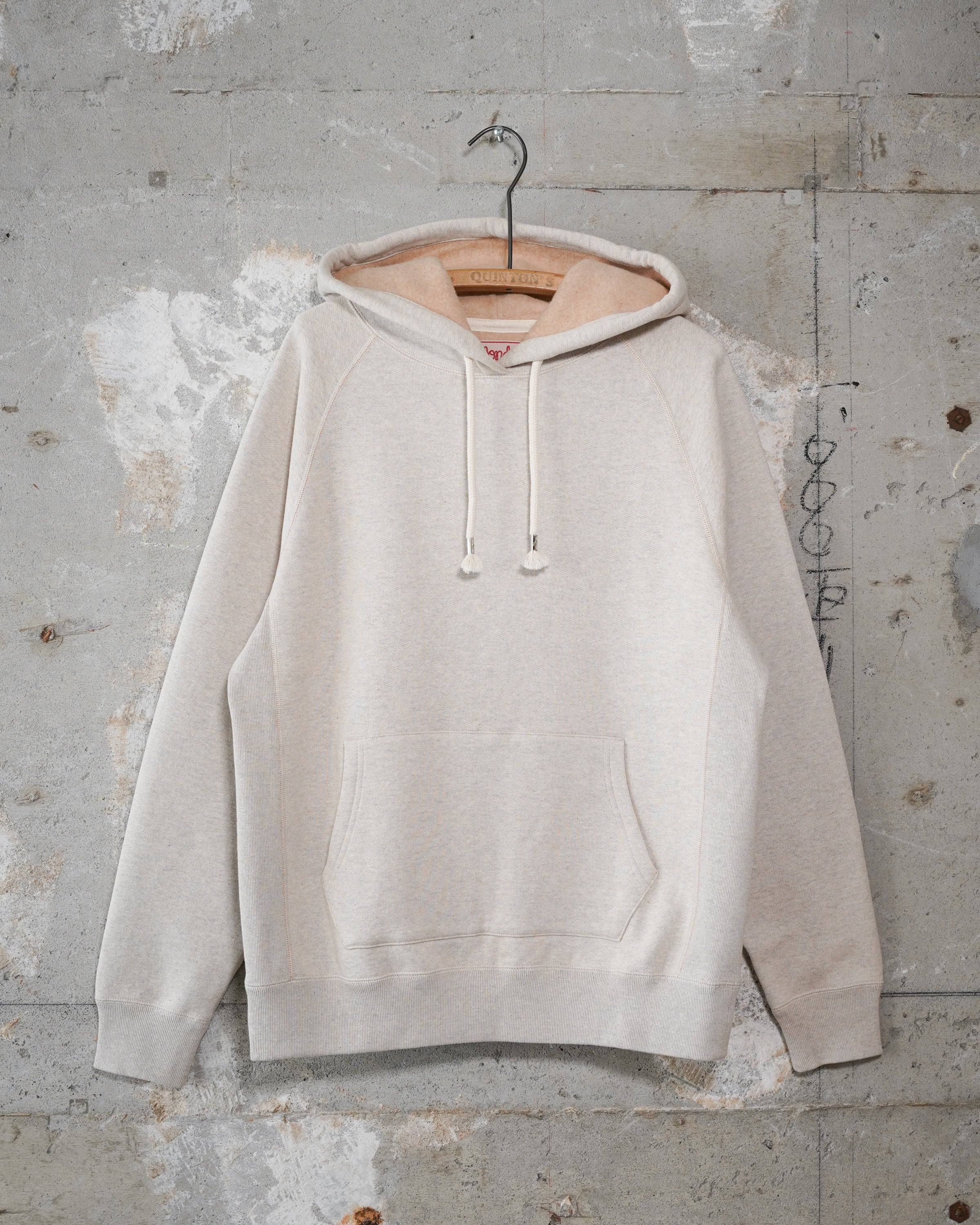 Pullover Hoodie - Fleeced Foxfibre® - Oatmeal - Image 7