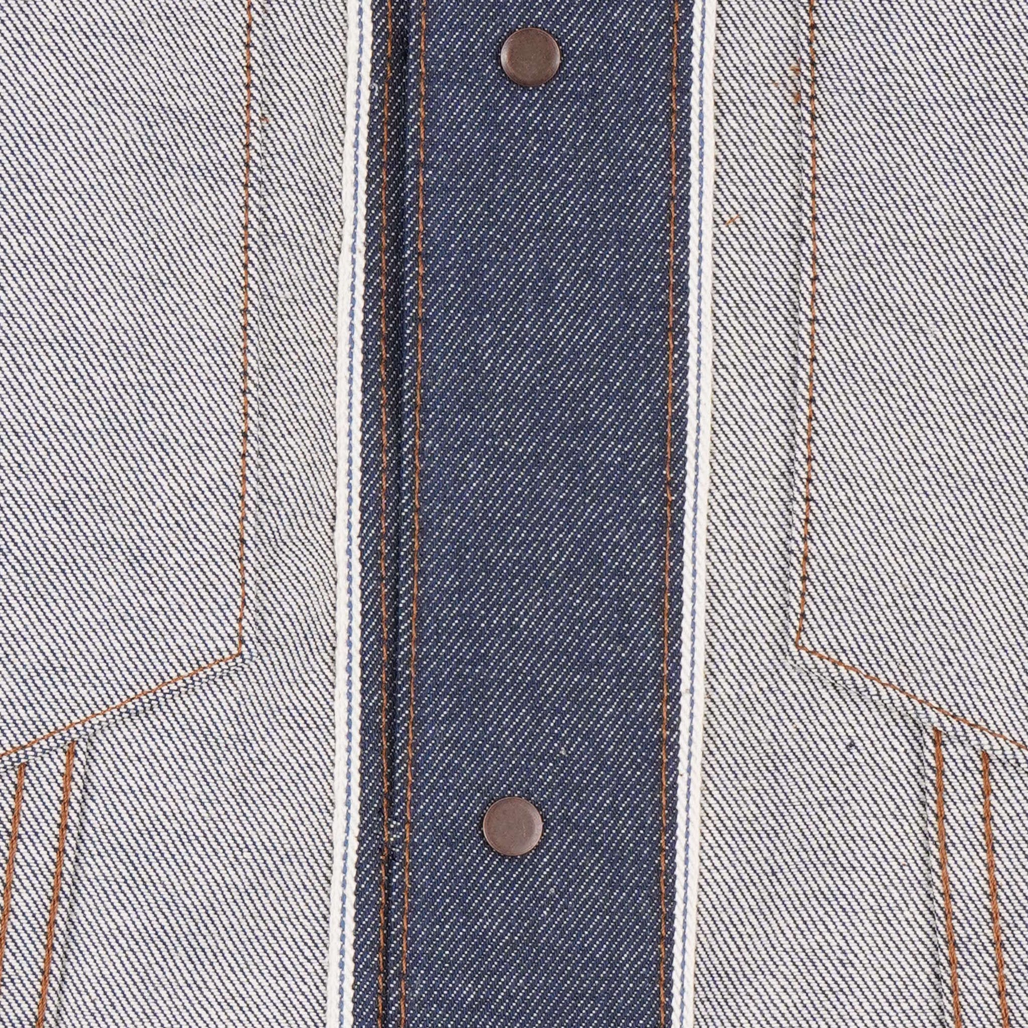 Denim Jacket - Natural Indigo Selvedge - Image 7