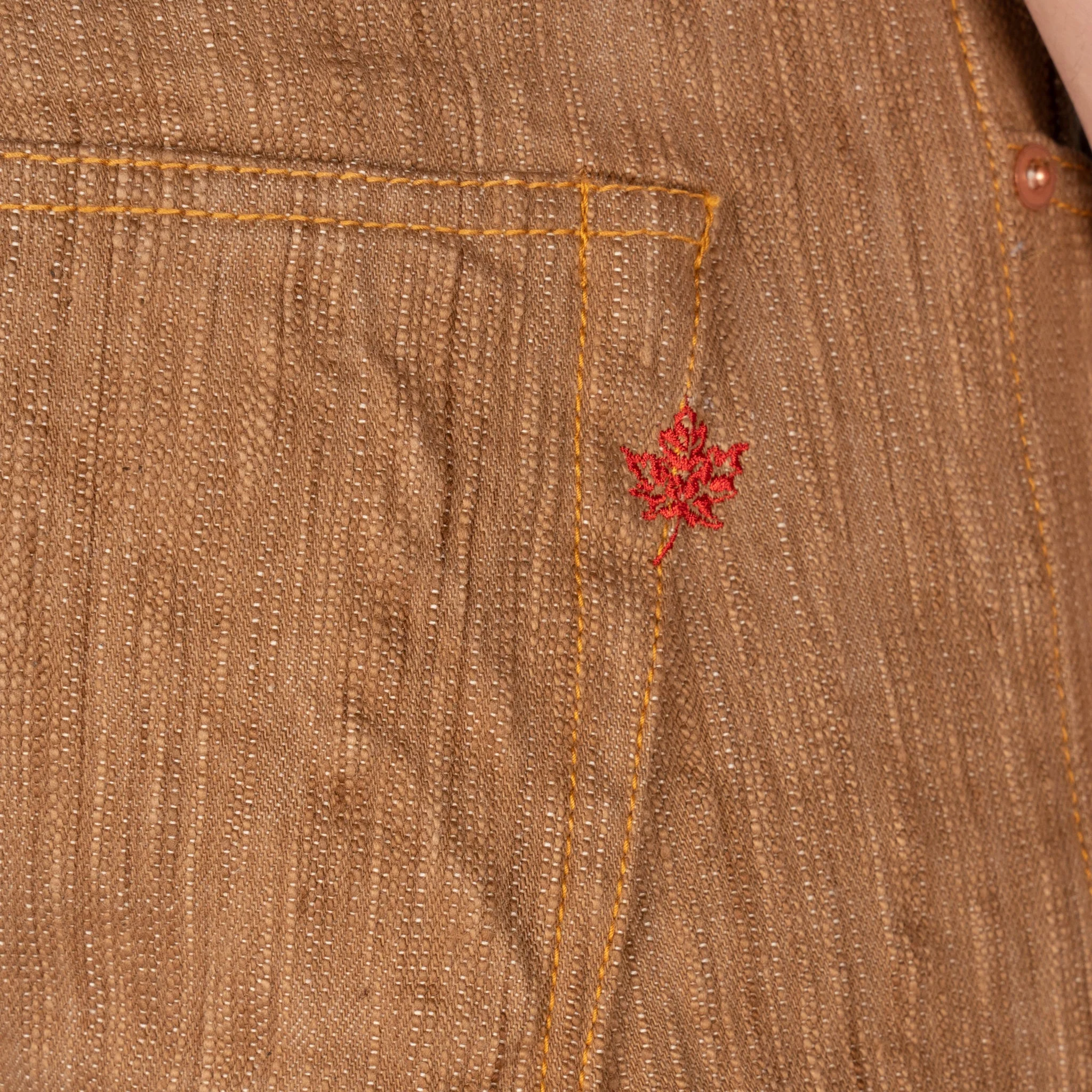 Super Guy - MIJ11 - Tokushima Hand Dyed Kakishibu Selvedge - Image 6