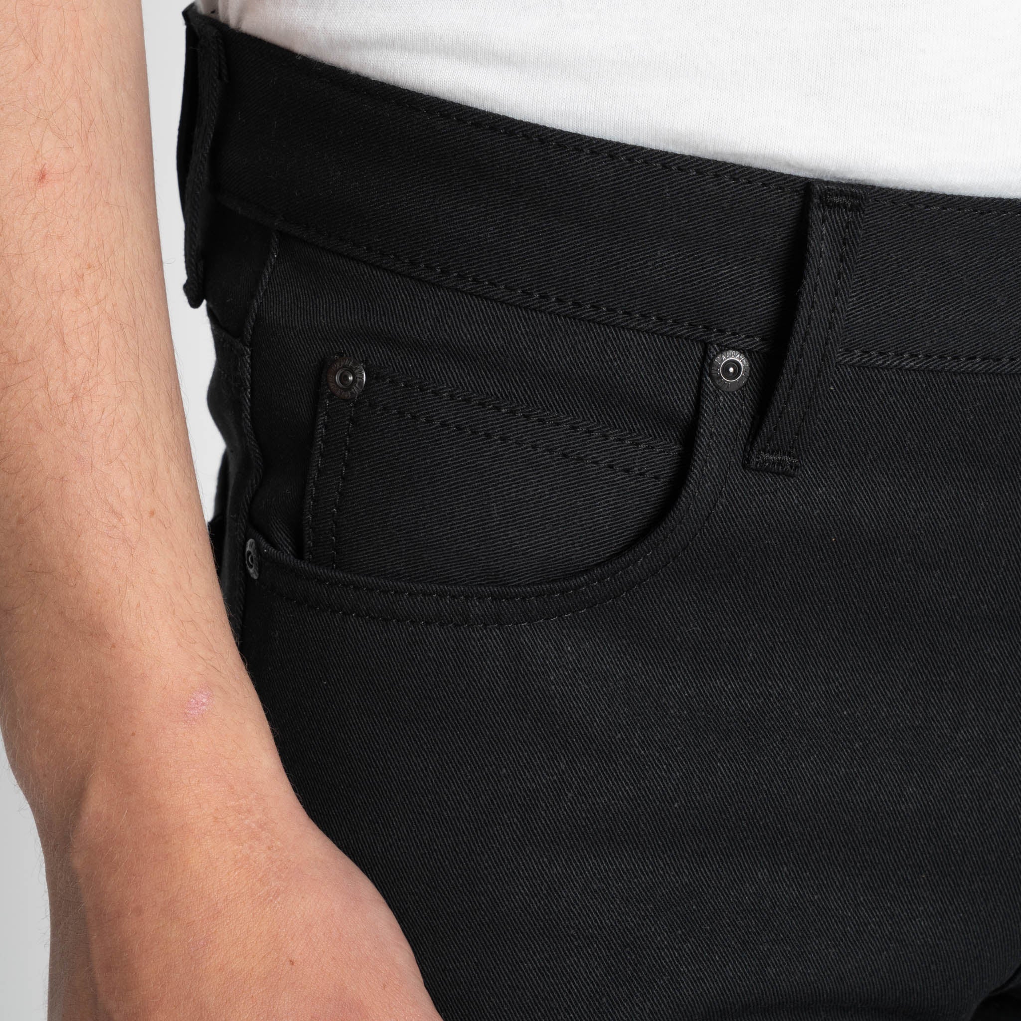 Super Guy - Selvedge Slacks Black - Image 5