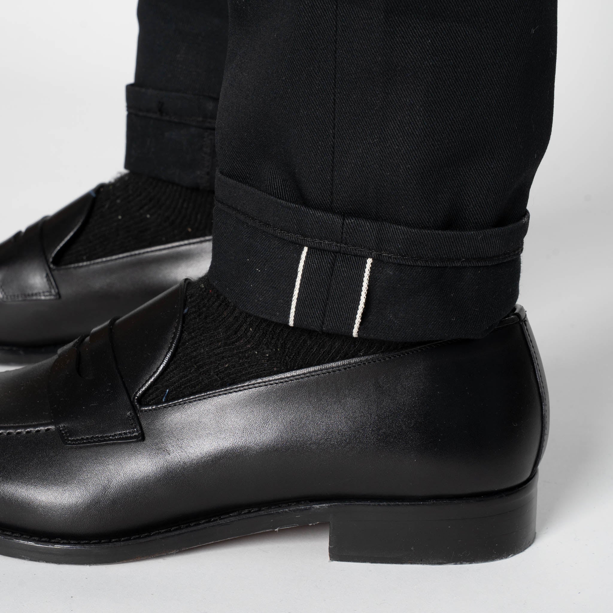 Super Guy - Selvedge Slacks Black - Image 7