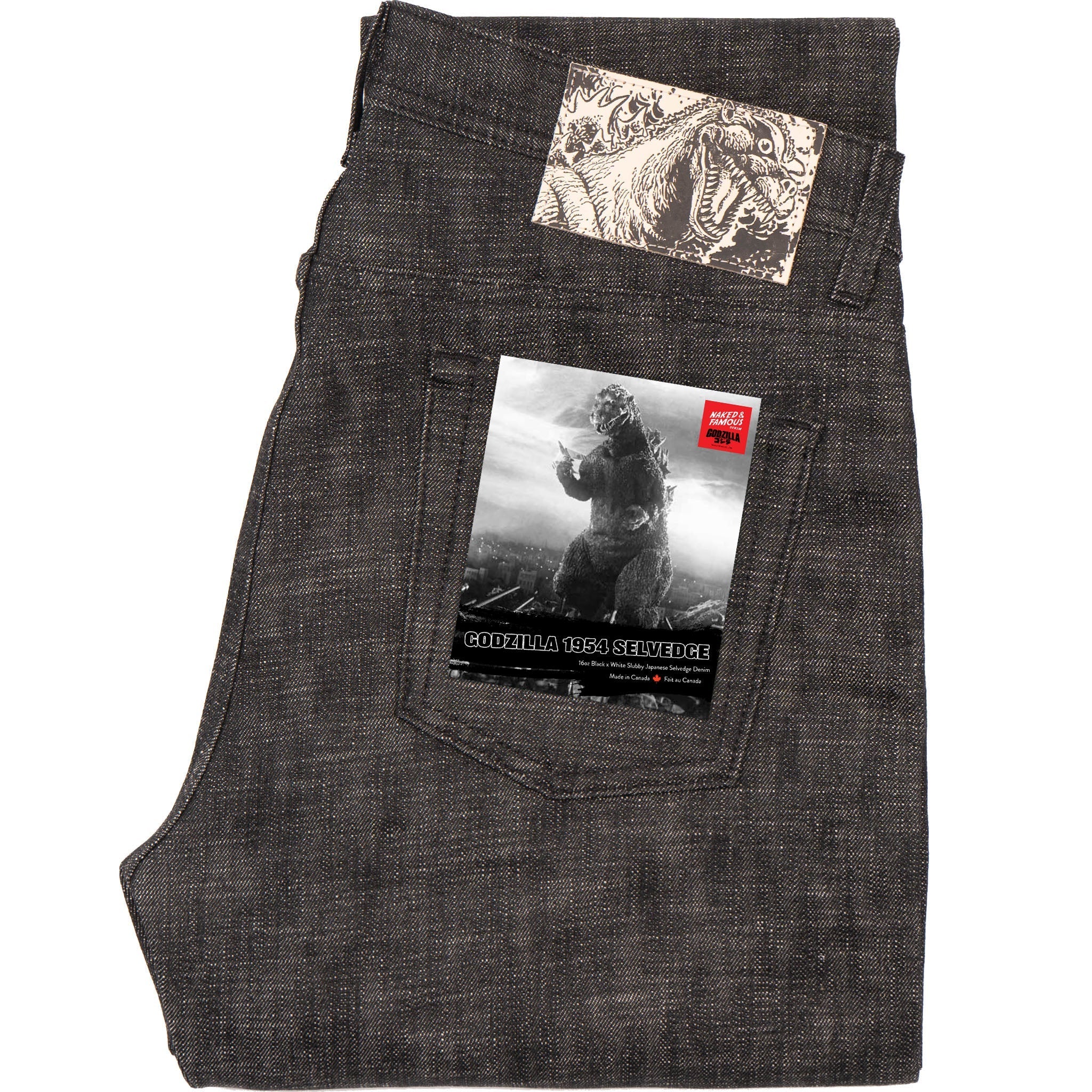 Weird Guy - 1954 Godzilla Selvedge - Black
