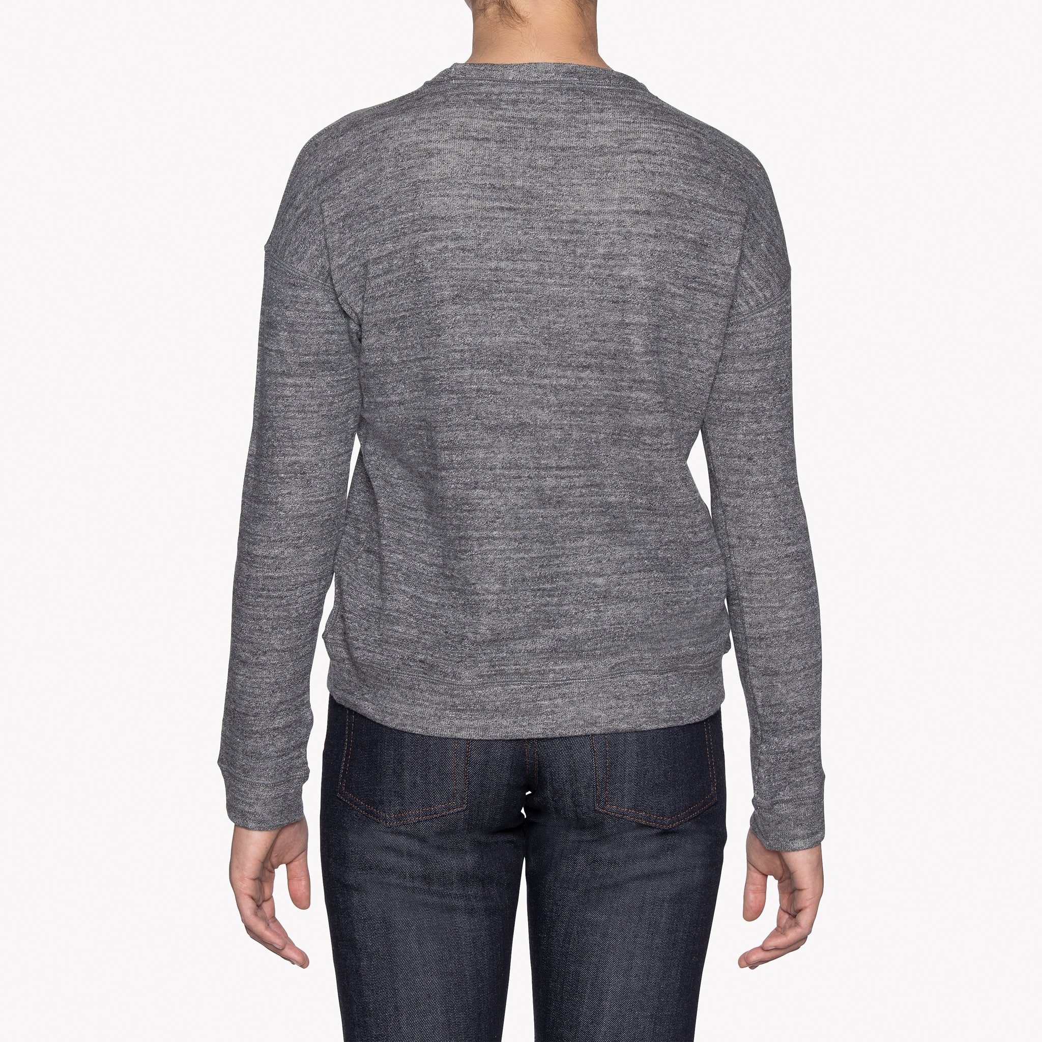 Women's - Weekend Crew - Vintage Doubleface - Charcoal - Image 4