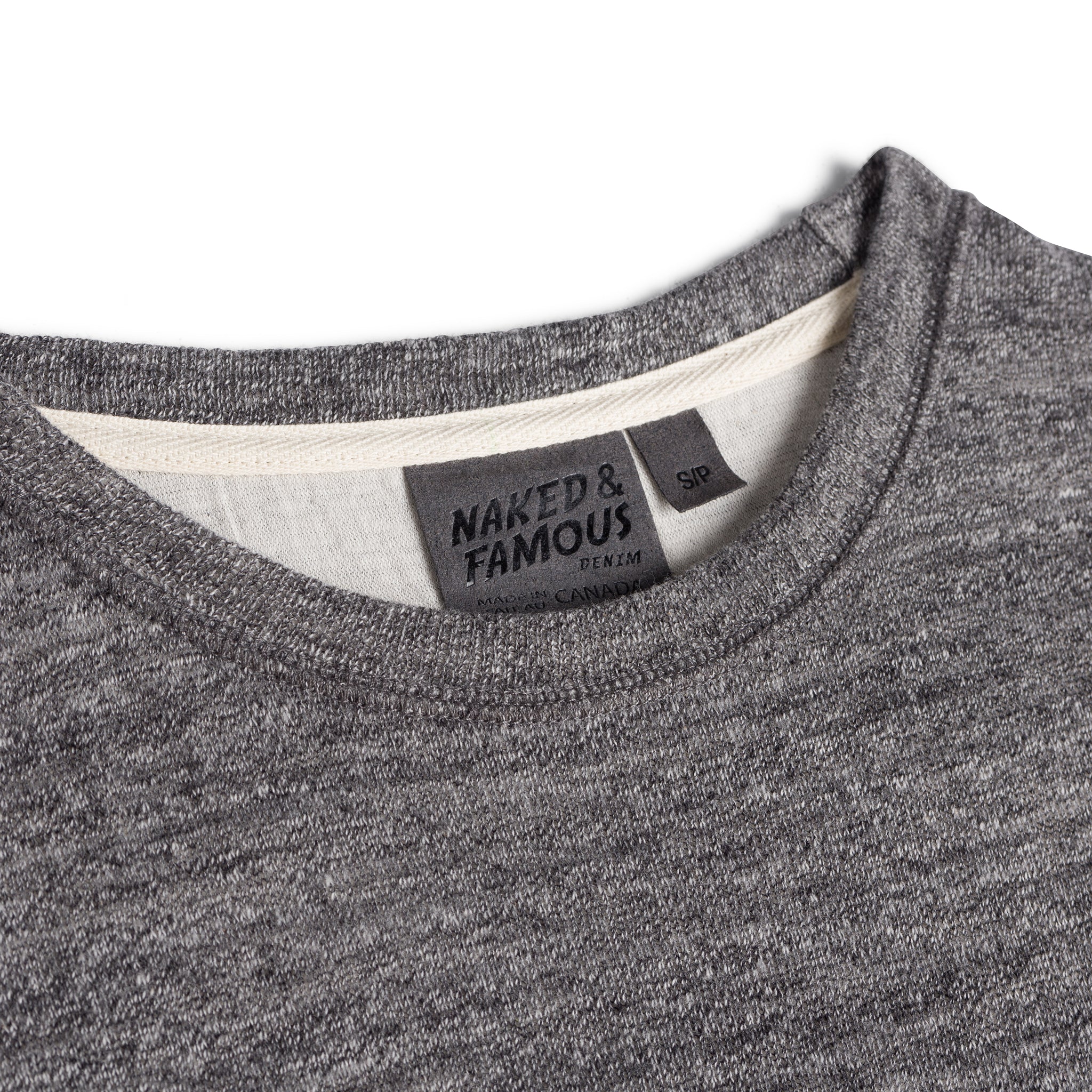 Women's - Weekend Crew - Vintage Doubleface - Charcoal - Image 5